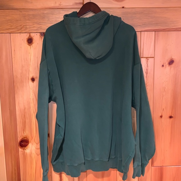 POLO RALPH LAUREN Green w/ Orange Pony Hoodie Sweatshirt 3XLT / 4XLT Big & Tall - Picture 3 of 9